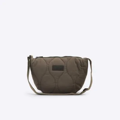 Stone Quilted Luminis Sling Cross Body Bag sold by River Island