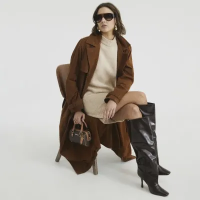 Beige Sleeveless Dress sold by River Island