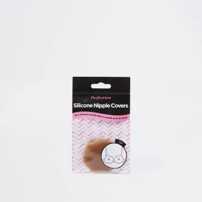 Brown silicone nipple covers sold by River Island