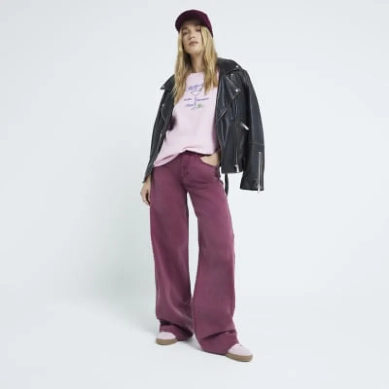 Pink Cocktail Club T-Shirt sold by River Island
