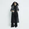 Black Wide Leg Texture Trousers sold by River Island