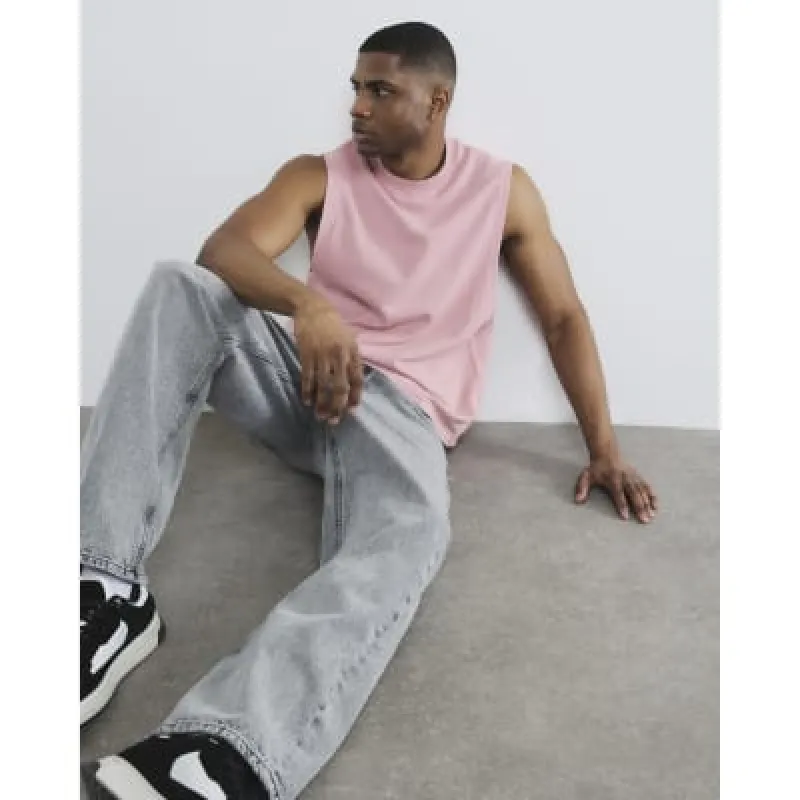 Pink Washed Tank Top sold by River Island
