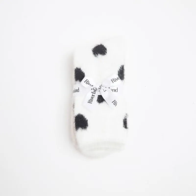 Cream & Pink Heart 2 pack Fluffy Socks Set sold by River Island