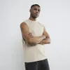 Brown Sleeveless Embroidery Tank Top sold by River Island