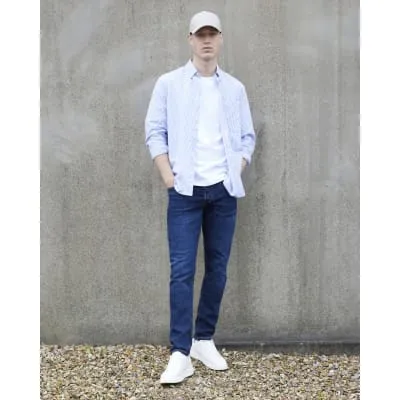 Blue slim fit jeans sold by River Island