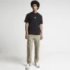 Black regular fit Japanese graphic t-shirt sold by River Island