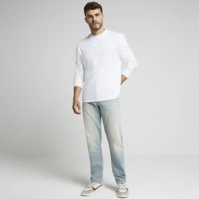 White regular fit essential t-shirt sold by River Island