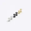 Silver stainless steel earrings 3PK sold by River Island