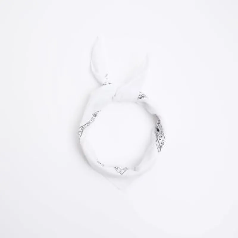 White Paisley Bandana sold by River Island