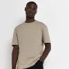 Stone regular fit t-shirt sold by River Island
