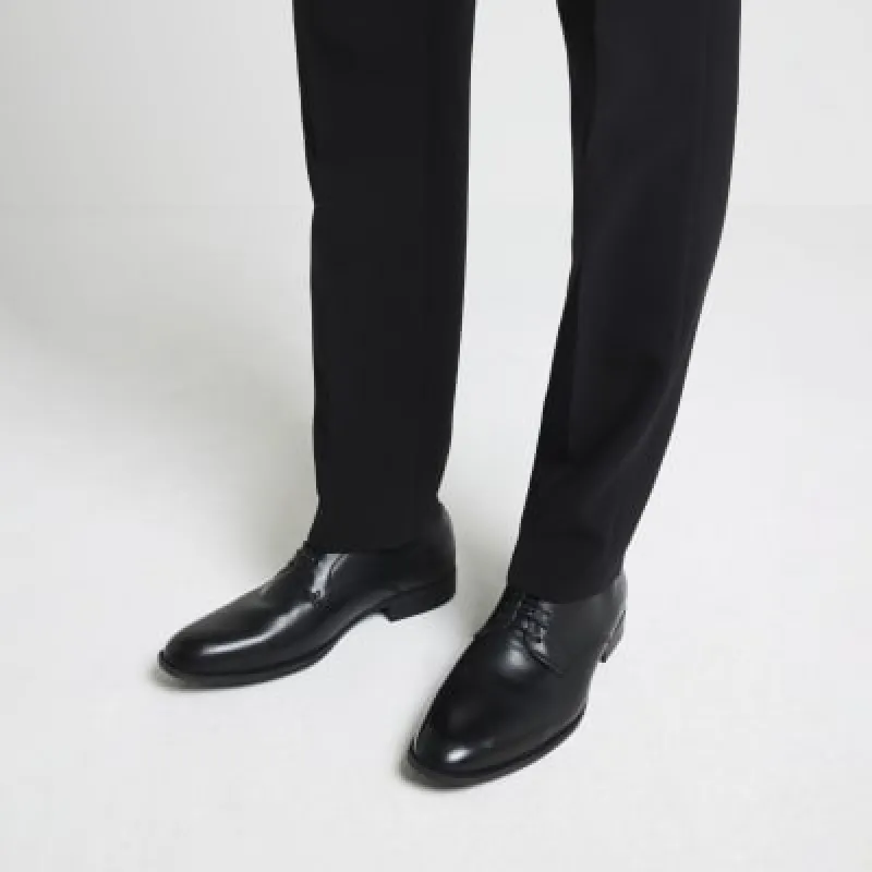 Black Formal Derby Shoes sold by River Island
