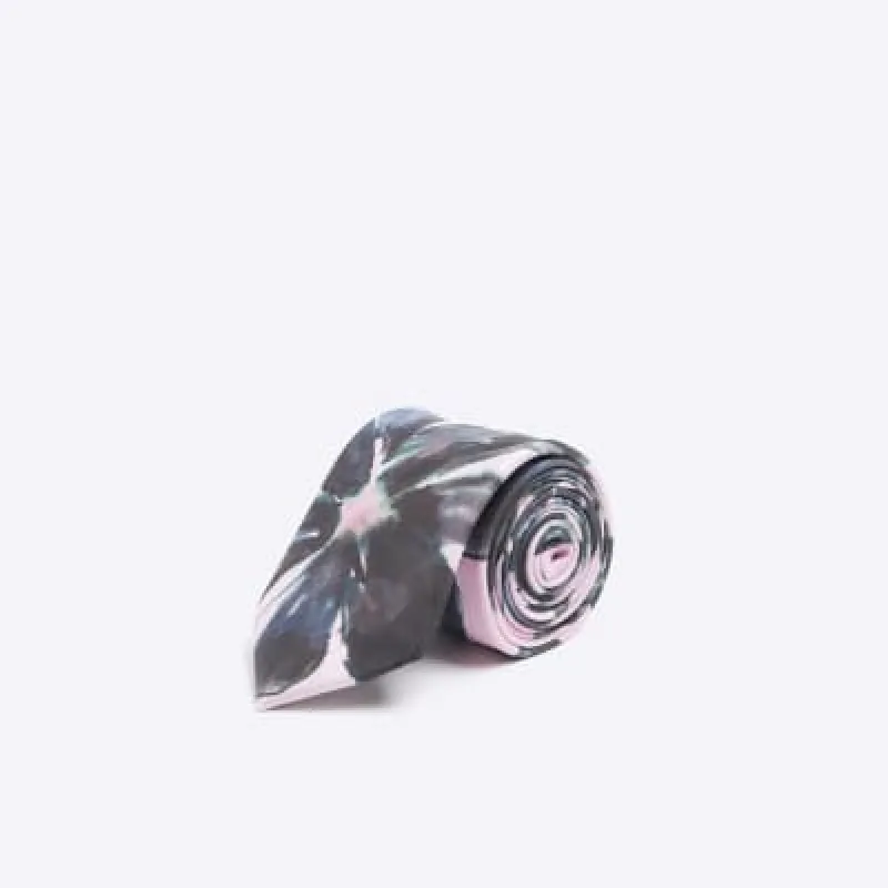 Pink floral tie made by River Island