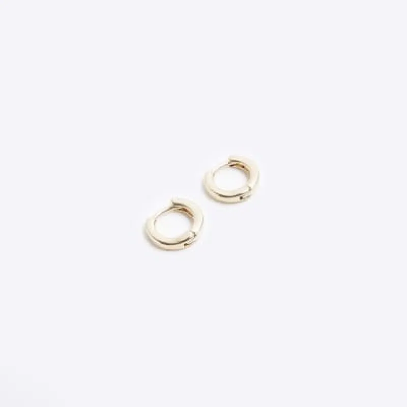 Gold Plated Hoop Earrings sold by River Island