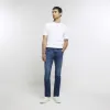 Blue slim fit jeans sold by River Island