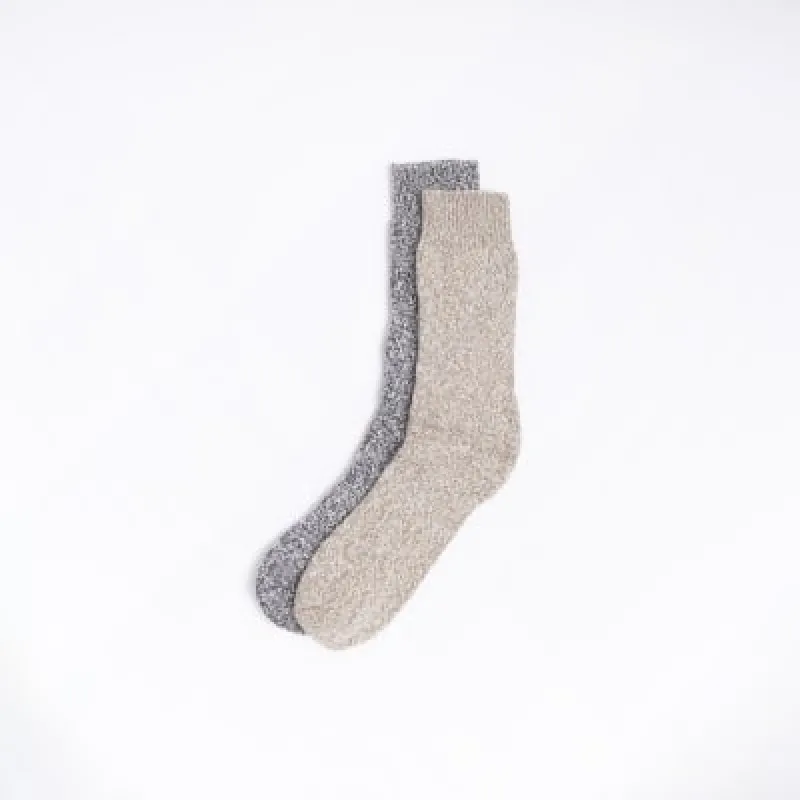 2pk Neutral knit boot socks sold by River Island