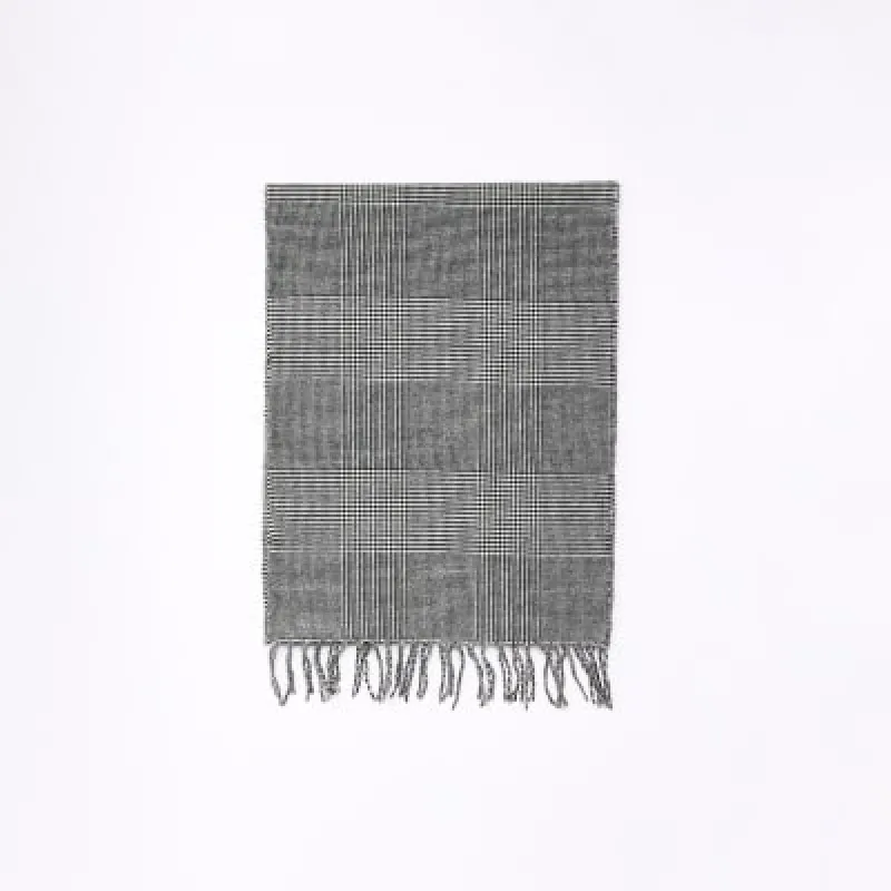 Black check scarf sold by River Island
