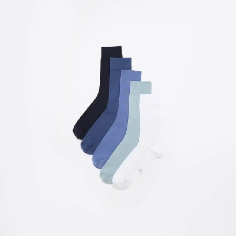 5PK Blue ankle socks sold by River Island