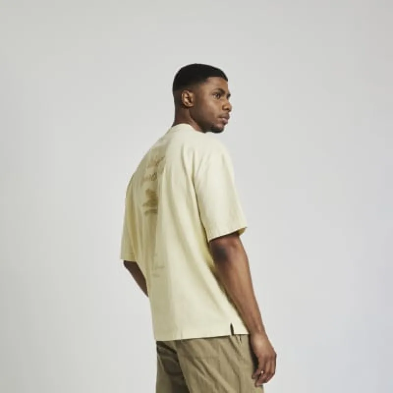 Yellow regular graphic embroidered t-shirt sold by River Island