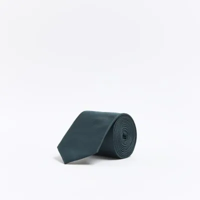 Green Herringbone Tie sold by River Island