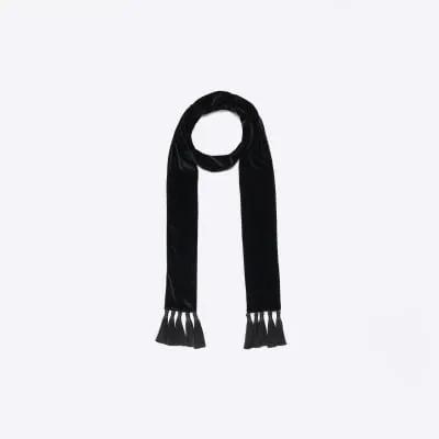 Black Velvet Smart Scarf sold by River Island