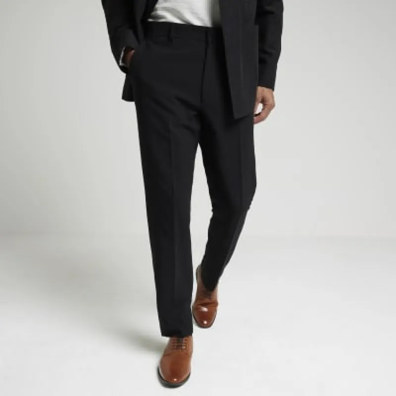 Brown formal derby shoes sold by River Island