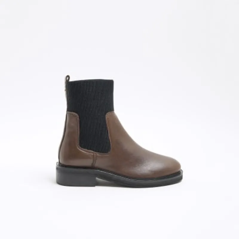 Brown Ankle Boots sold by River Island