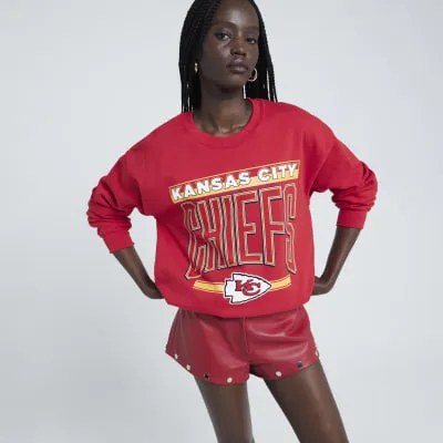 Red Kansas City Chiefs Sweatshirt sold by River Island
