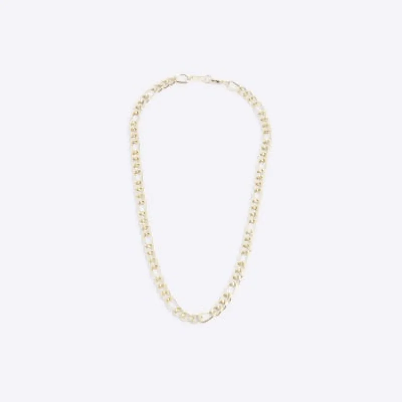 Gold chain link necklace sold by River Island