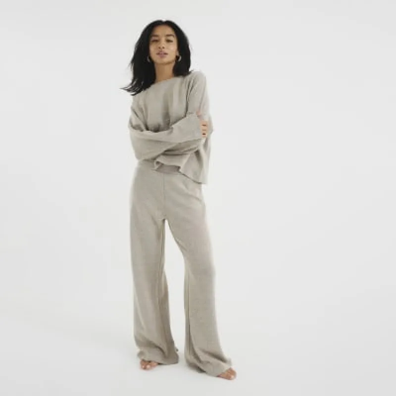 Petite Gold Wide Leg Trousers sold by River Island