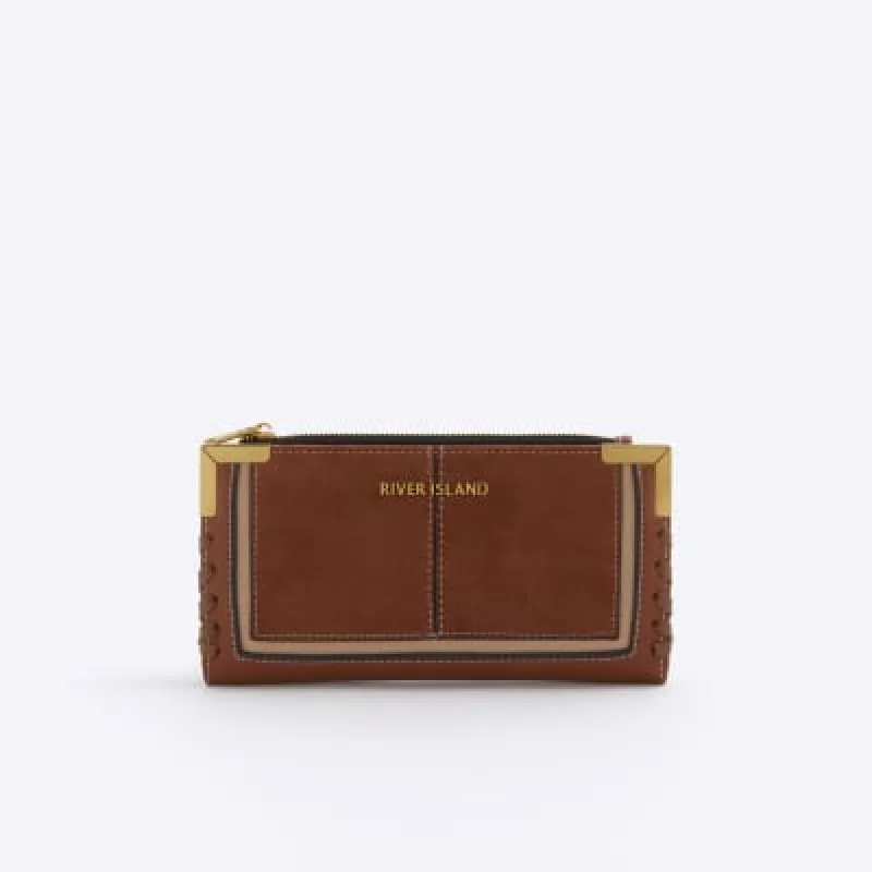Brown Whipstitch Purse sold by River Island