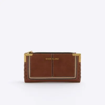 Brown Whipstitch Purse sold by River Island