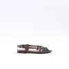 Brown leather ballet pumps sold by River Island