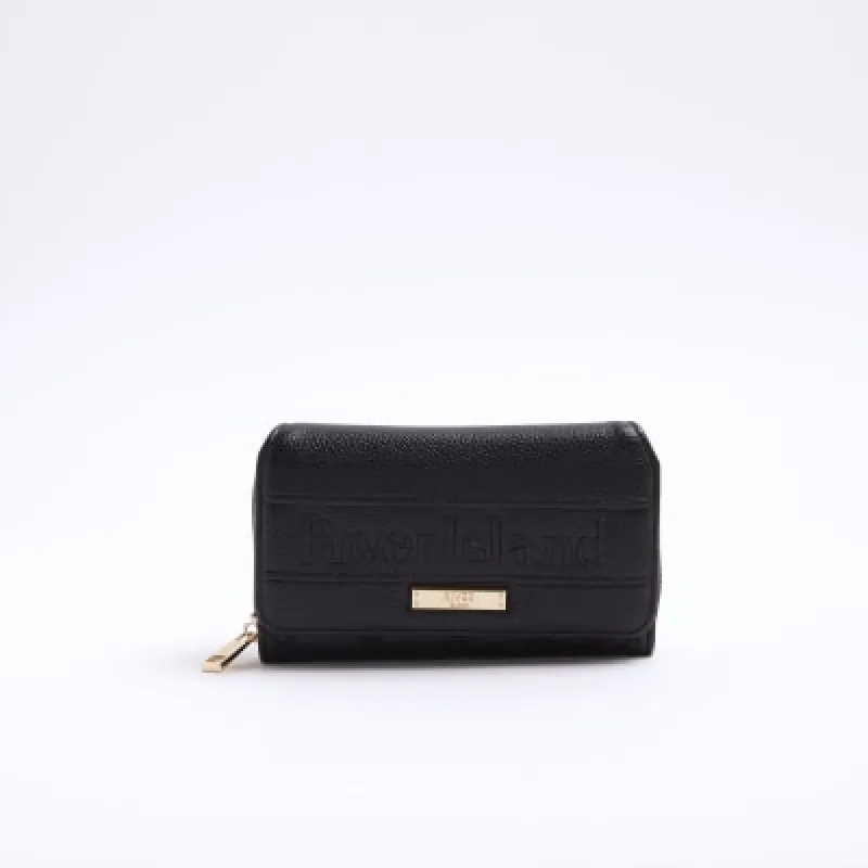 Black embossed quilted purse sold by River Island
