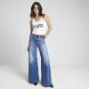 White Je T'aime Cowboys Vest Top sold by River Island