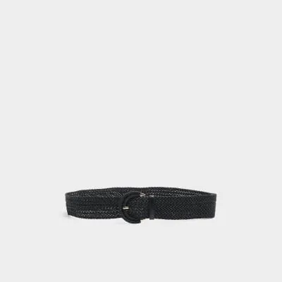 Black Macrame Belt sold by River Island