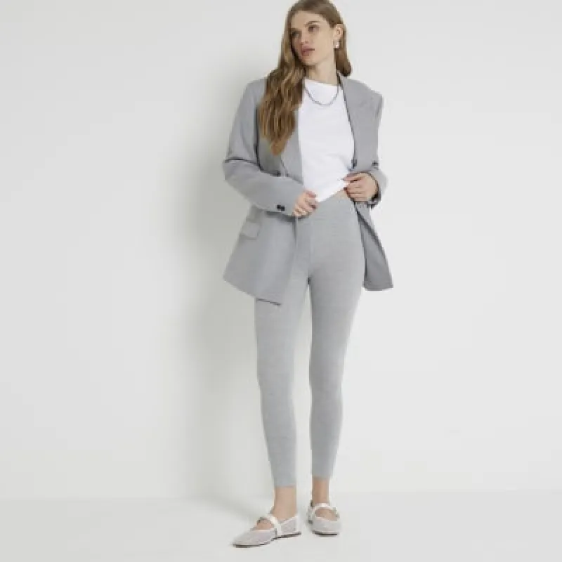 Grey high waisted leggings sold by River Island