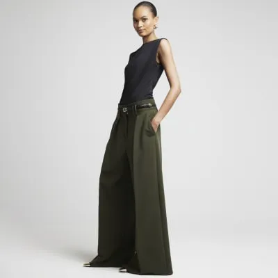 Black Drape Ruched Tank Top sold by River Island