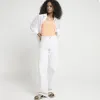 Orange fluorescent scoop neck vest top sold by River Island