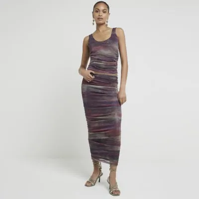 Purple ombre mesh tank top sold by River Island