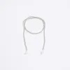 Silver Pearl Wrap Necklace sold by River Island