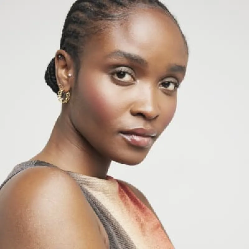 Gold Plated Chain Link Hoop Earrings sold by River Island