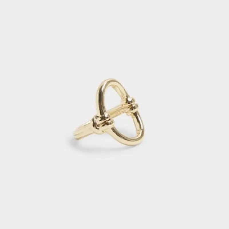 Gold Plated Open Circle Ring sold by River Island
