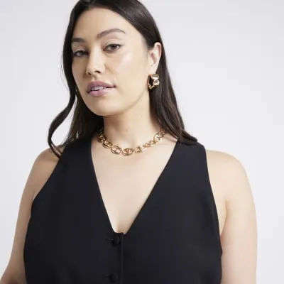 Gold Chain Link Necklace sold by River Island