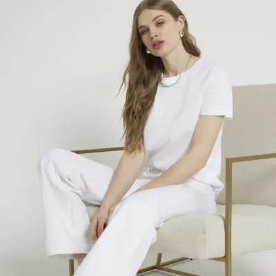 White plain t-shirt sold by River Island