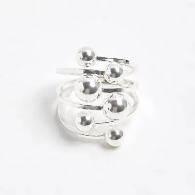 Silver Ball Ring sold by River Island