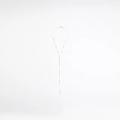 Gold Pearl necklace sold by River Island