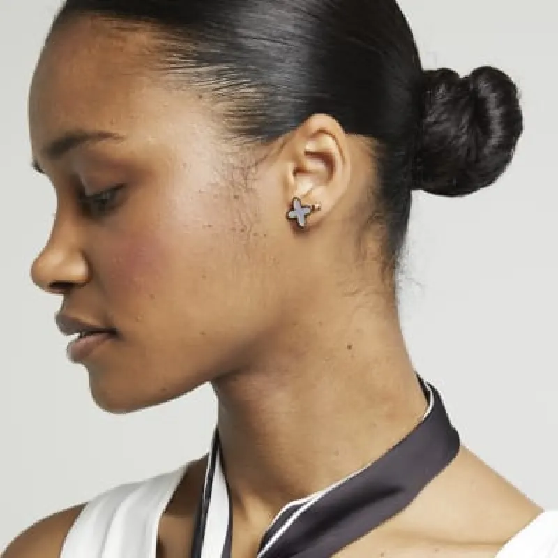 White Clover Stud Earrings sold by River Island