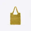 Yellow woven shopper bag sold by River Island