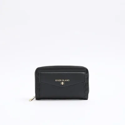 Black embossed envelope purse sold by River Island