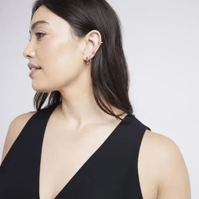 Gold colour snake earrings multipack sold by River Island